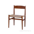 réplica da cadeira lateral CH36 de jantar em madeira vintage